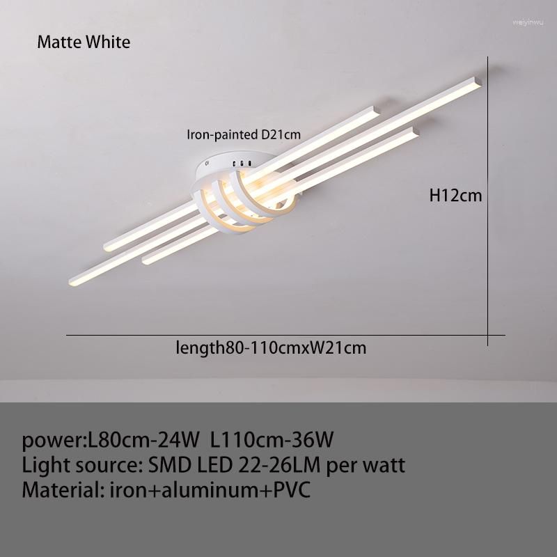 Matte White Color Dimmable RC