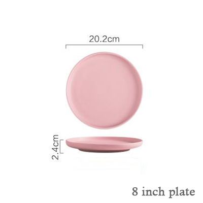 round pink-8inch