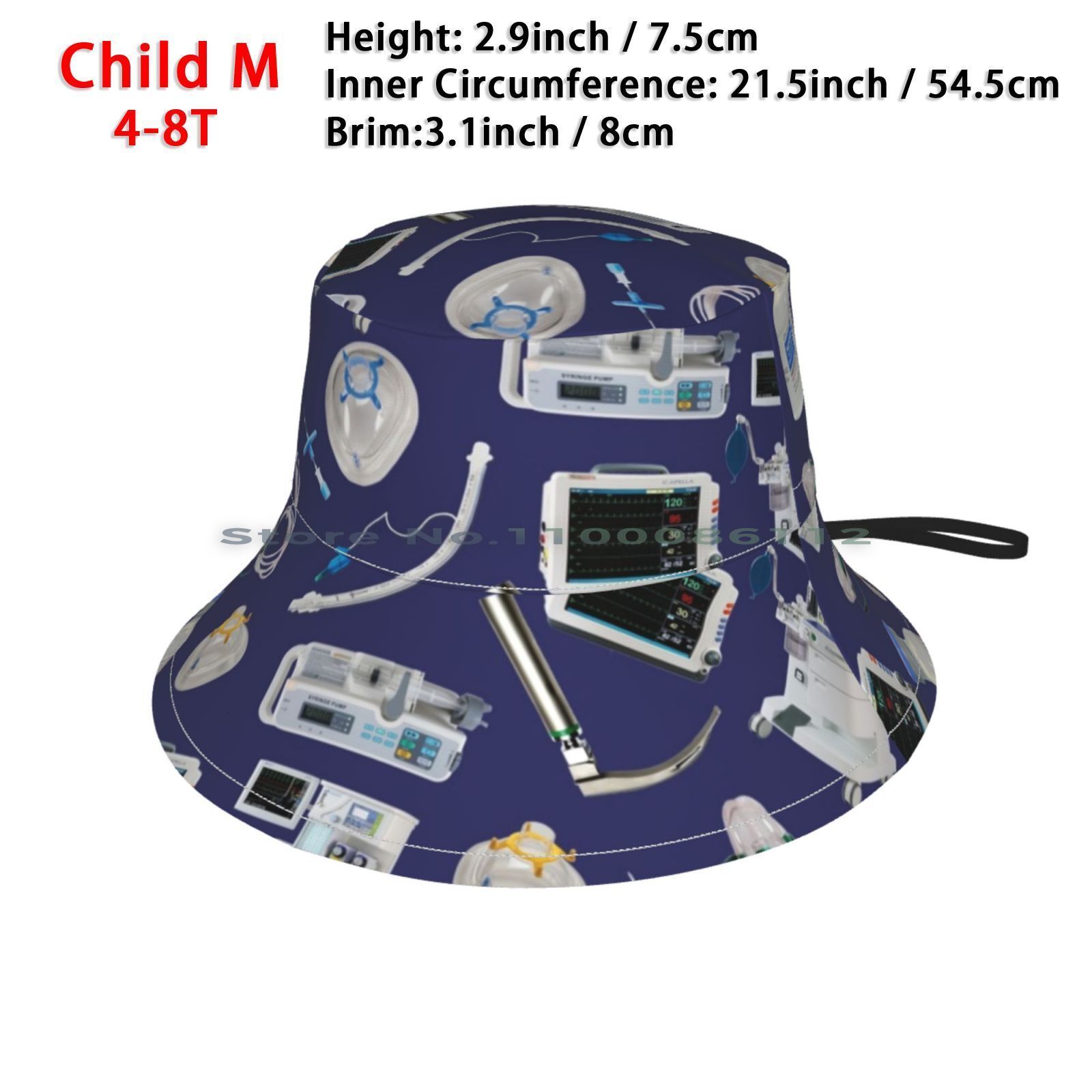 Sombrero de cubo infantil - m