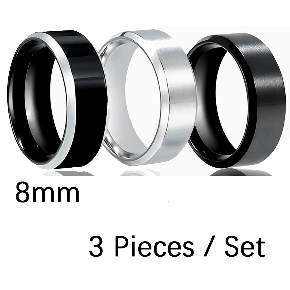 3 peças 8mm