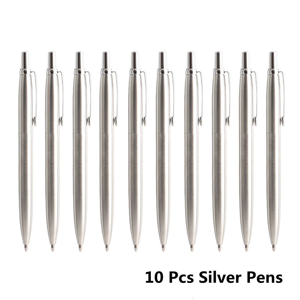 10pcs Silver Pens