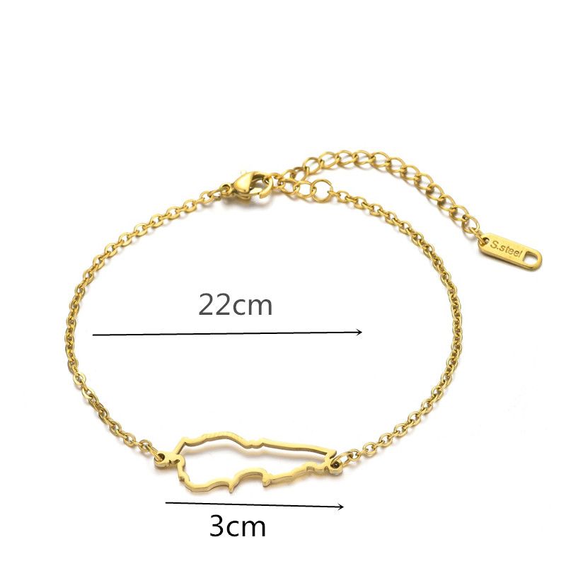 bracelet à cordes en or