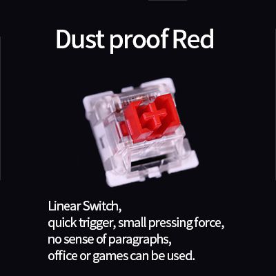 Dustproof Red-10pcs