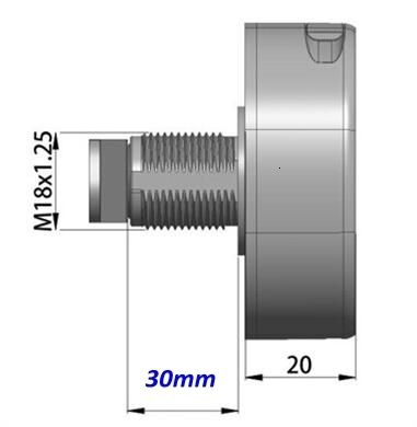 30 mm-svart