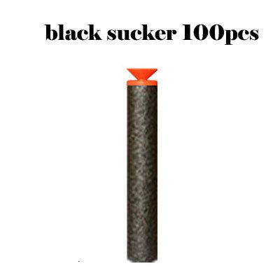 100 st-svart sucker
