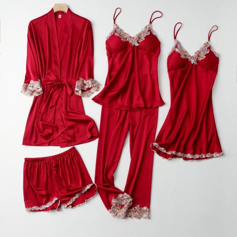 Burgundy 5pcs Set a