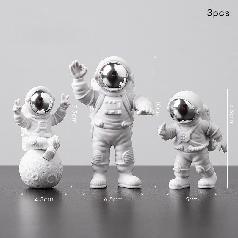 Astronaut silver 3 st