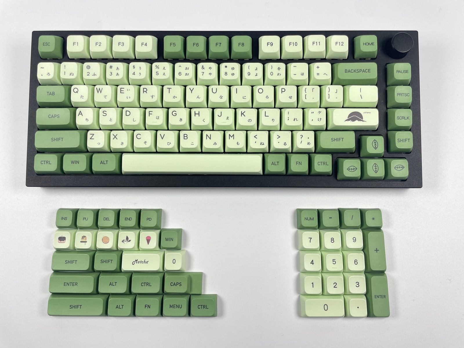 Matcha JP-123 KeyCaps-alleen-toetsen