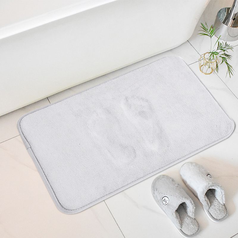 White Bath Mats-40x60cm