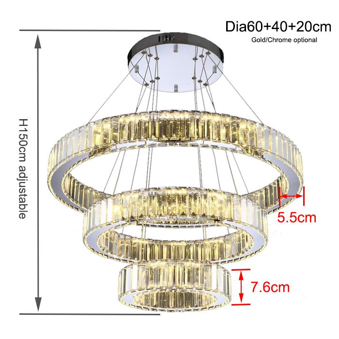 Dia60x40x20cm Złota Lampa Pilot