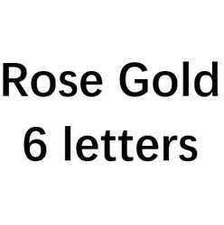 Oro rosa 6 lettere-20quot; Collana