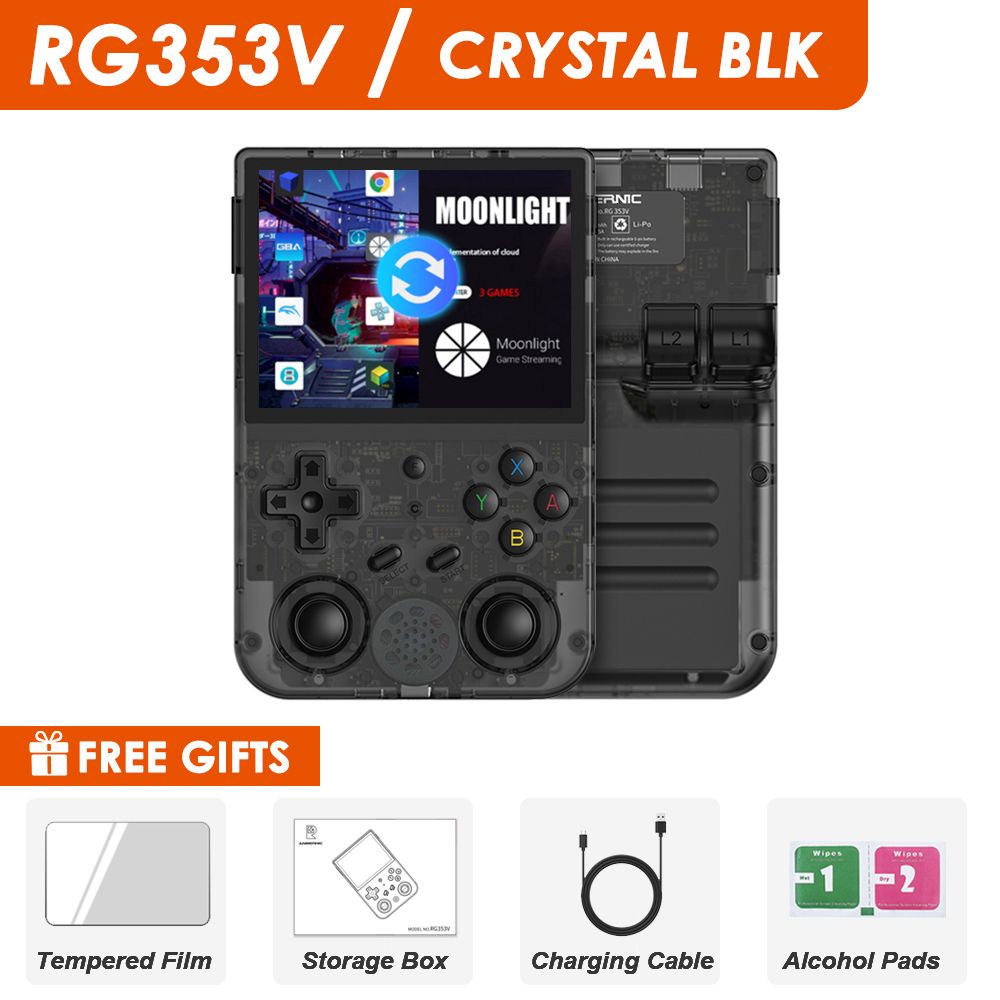 RG353V-Crystal BLK-64G 10K-spel