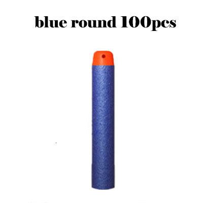 100 PCS-Blue Round