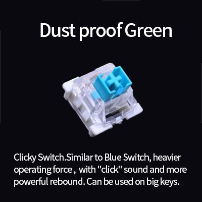 Dustproof Green-110pcs