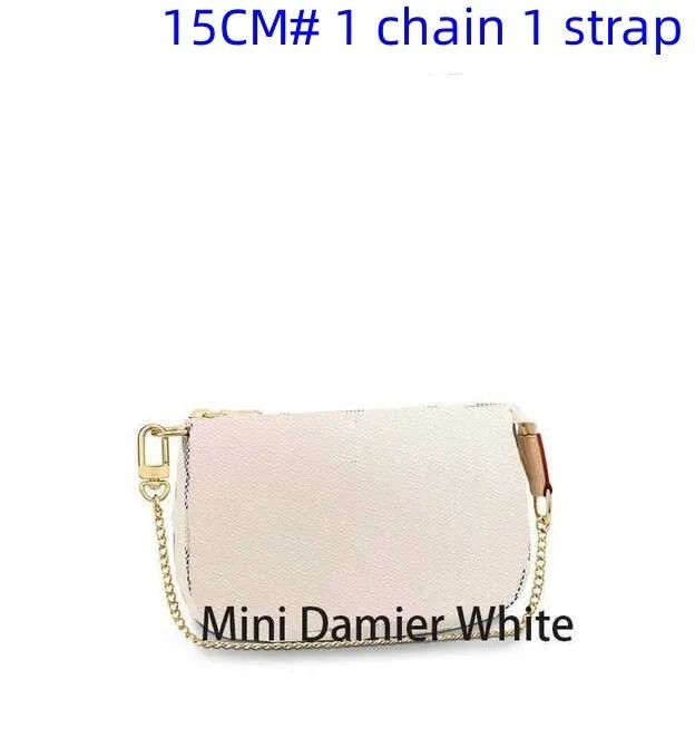 15 cm#mini Damier Bianco