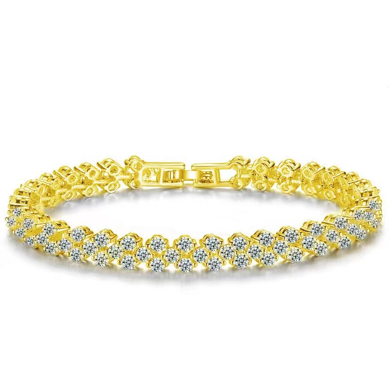 white diamond-gold