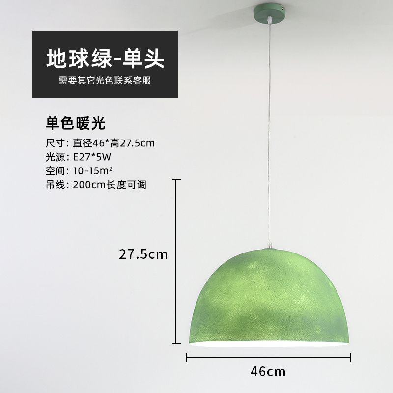 Groen 0-5W D46 X H27.5CM warm licht