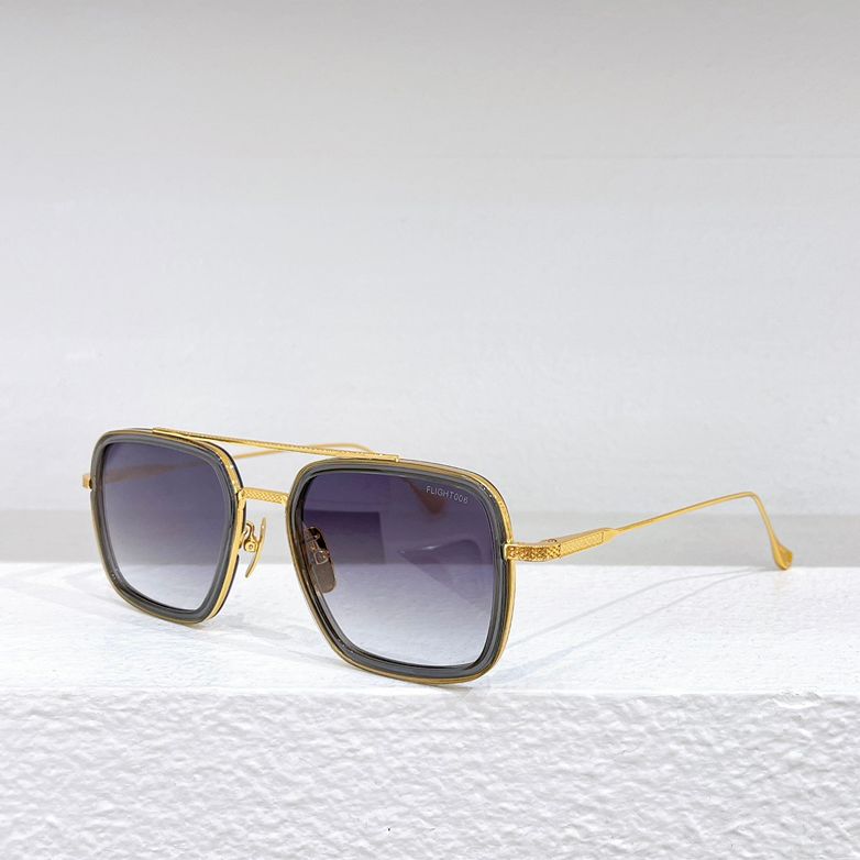 DITA Designer Black And Gold Sunglasses For Men And Women Luxury
