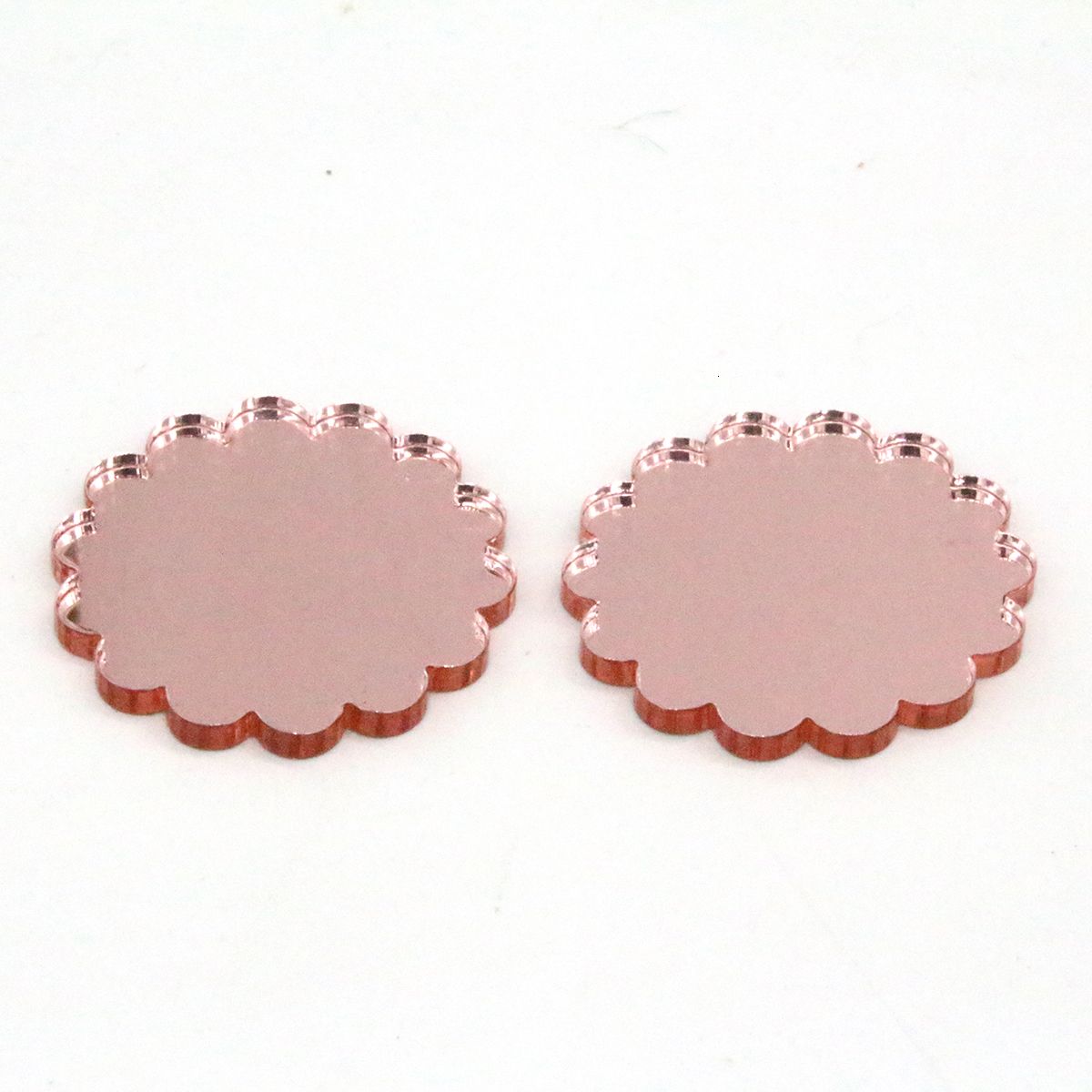 Rosegold Kein Loch-2,5 cm