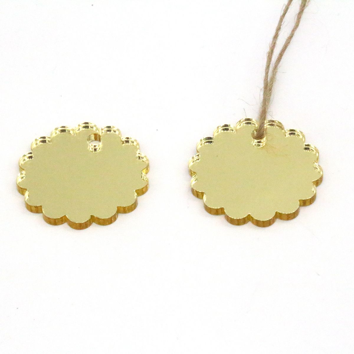 Gold mit Loch-4,5 cm