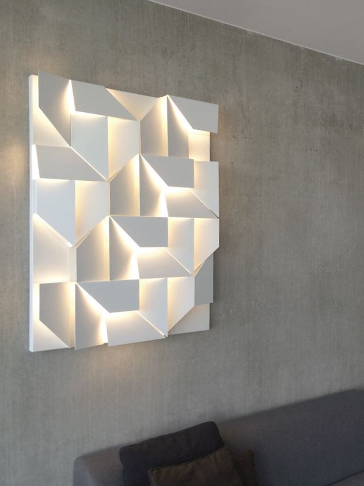 Luce calda a led grande 90 x 120 cm