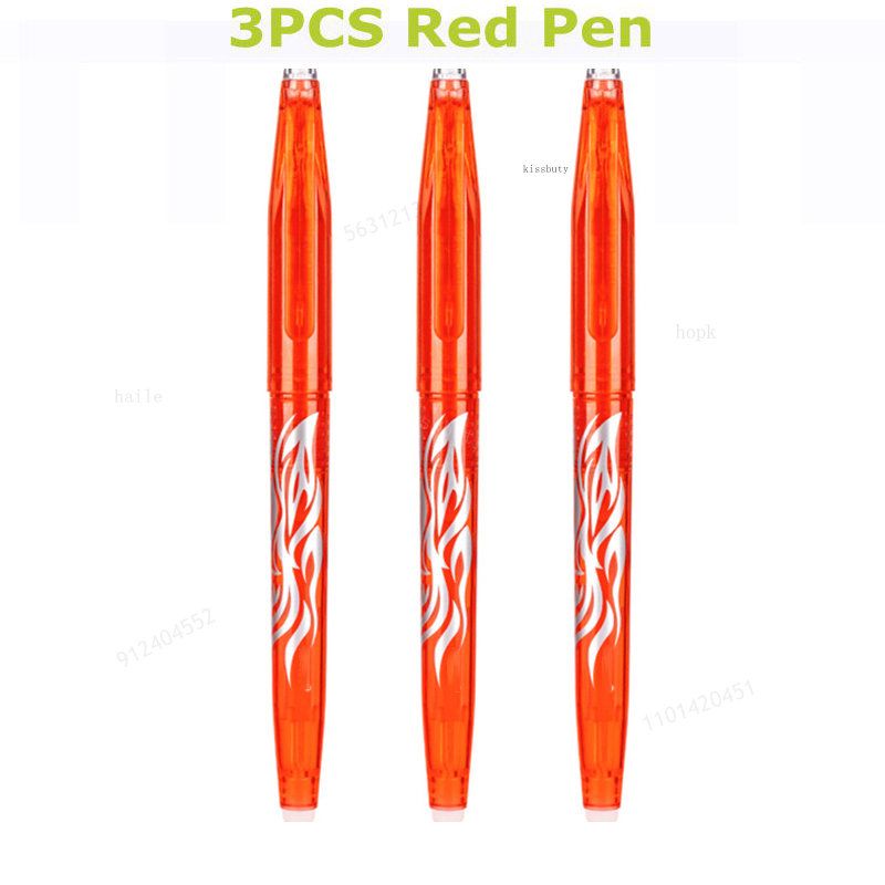 3PCS Red Pen