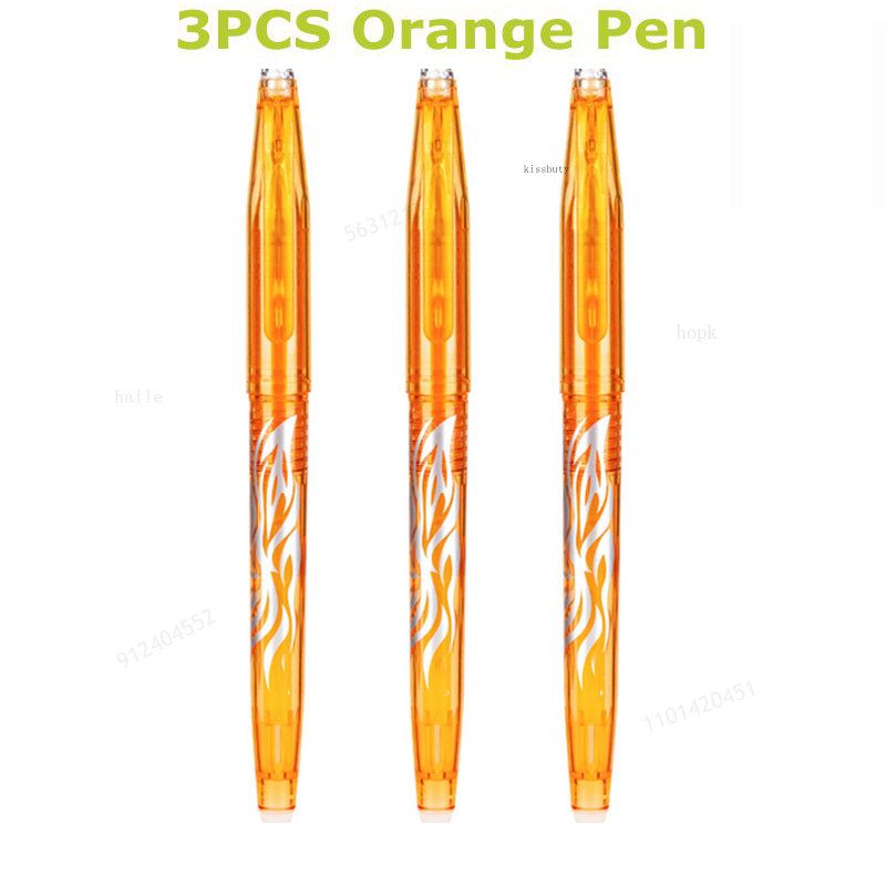 3PCS Orange Pen