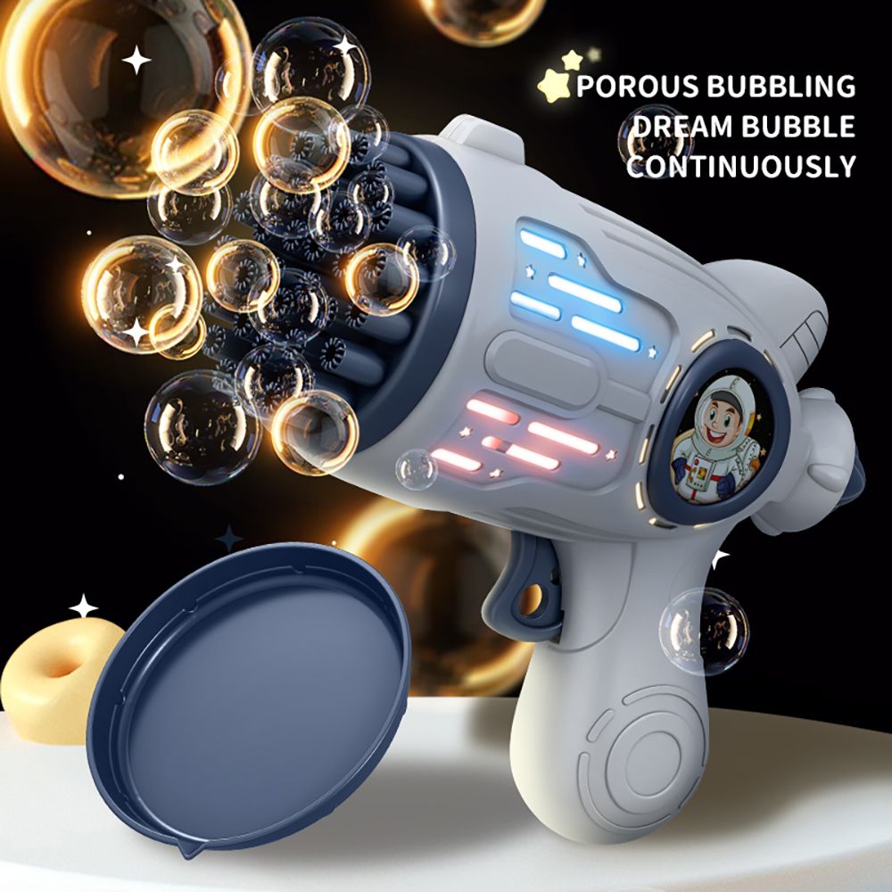 Led Light Bubble Gun - Children's Portable Outdoor Party Toy