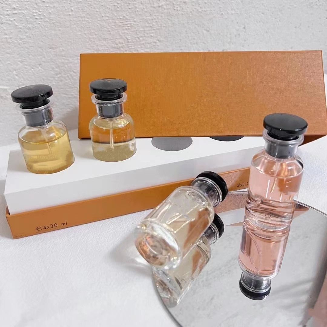 Designer Perfume Newest Arrival Latest Wholesale High Quality Perfume Set  4*30ML Rose Des Vents/Apogee/Contre Moi/Le Jour Se Leve Long Lasting  Fragrance Fast Delivery From Opulentbeauty, $36.04