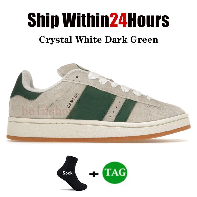 10 kristal beyaz koyu yeşil