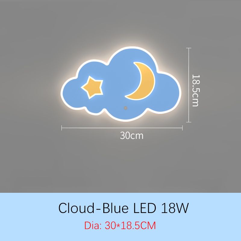 Cloud Blue White Light