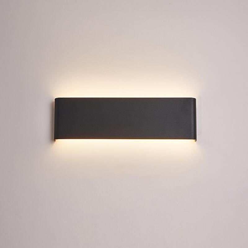 Lumière chaude noire 24cm-6W