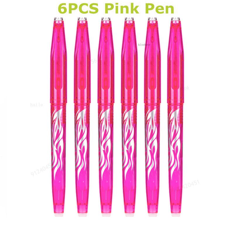 6PCS Pink Pen