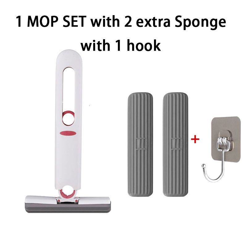 1 Mop-2sponge 1hook