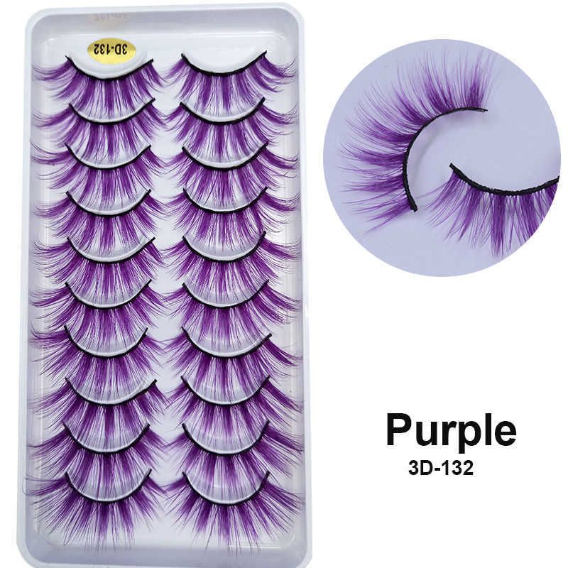 10 Paires 132 Violet