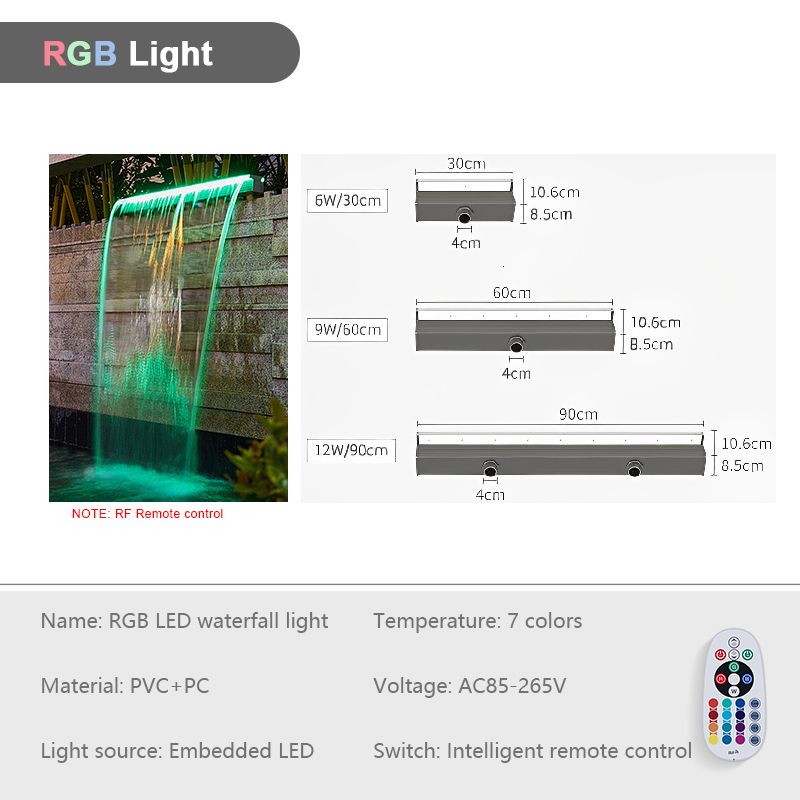 RGB X Remote Control-30cm 6W-US CLOP