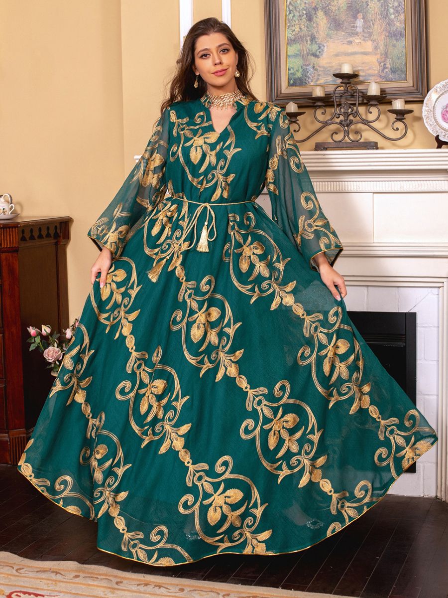 Robe verte-XL