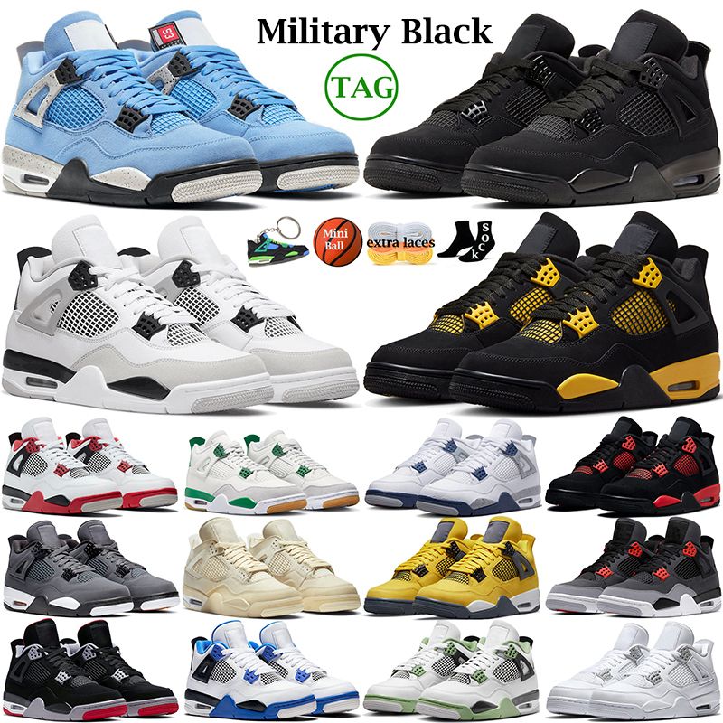 Jumpman 4 Basketball Shoes For Men Women 4s Pine Green Military Black Cat  Sail Red Thunder White Oreo Cool Grey Blue University Seafoam Mens Retro  Sports Sneakers From Vip_bao_shoes, $45.69