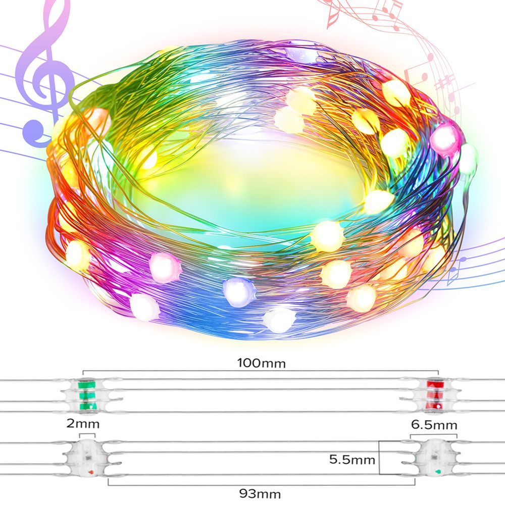 Somente Led String-5 Metros