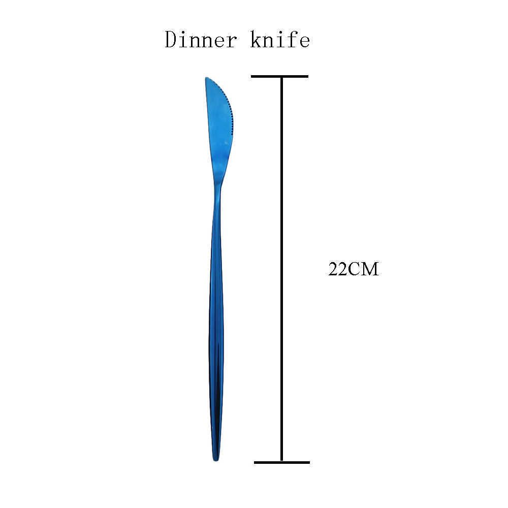 Blue Dinner Knife