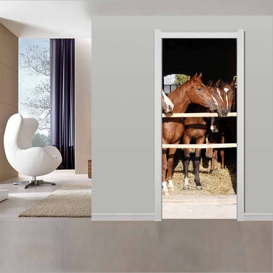 Paarden 080-85x215cm (gesneden 2st)