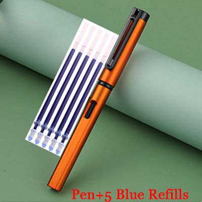 Stift 5 blaue Nachfüllungen