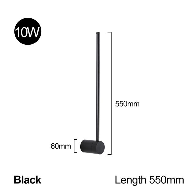 400 mm bianco caldo (2700-3500 K) nero