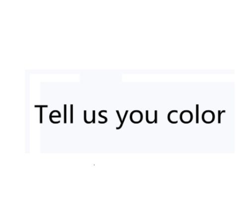 あなたの色を教えてください