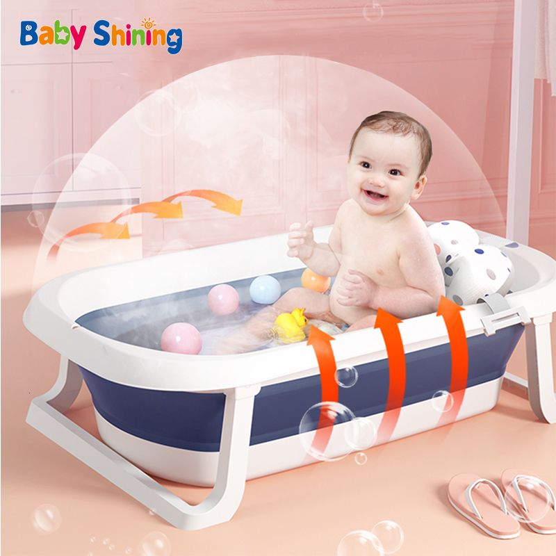 Baignoire pliante pour nourrissons Baignoire pour bébé 0-6 ans Produits de  grande taille Nouveau-né Siège de bain Baignoire pour enfants Baignoire de  douche de bébé