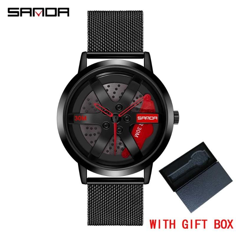 Mesh black red box