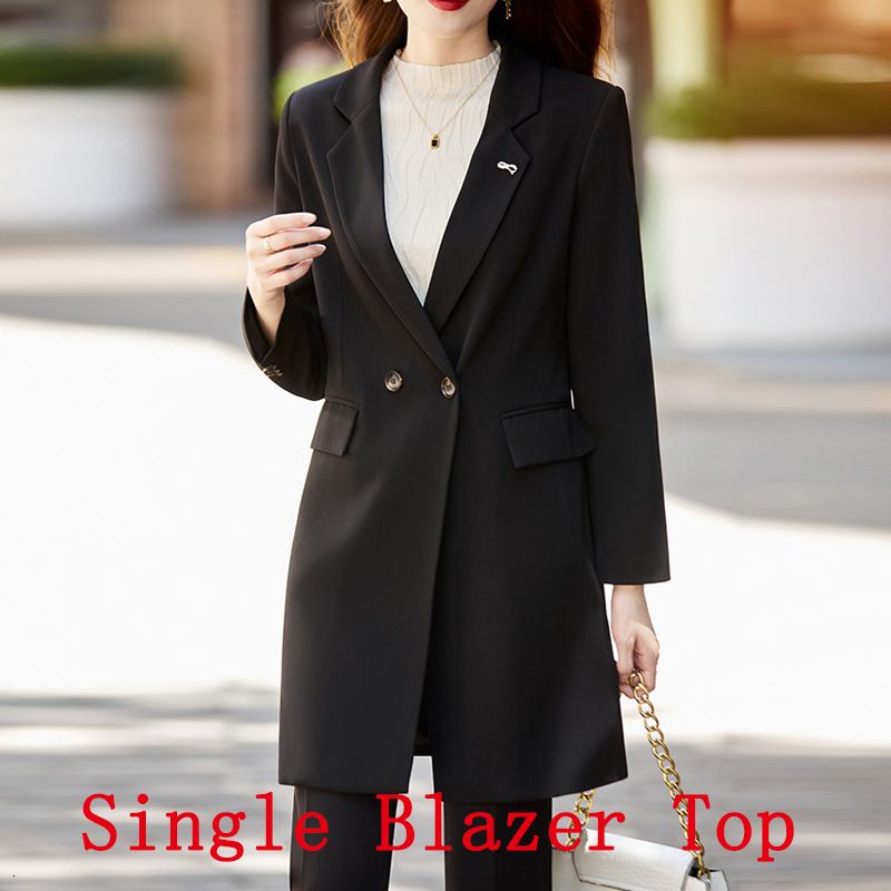 top blazer nero