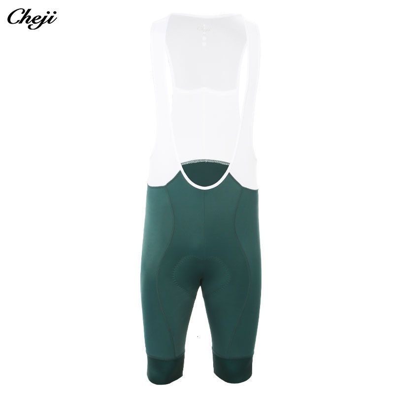 green bib shorts