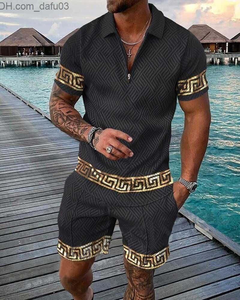 Mens Sleepwear Luxury Mens Polo Set Summer Vintage Athletic Wear Casual  Fashion Clothing Mens Polo Shirt Set Hawaiian Style Clothing New Street Wear  Z230719 From Dafu03, $3.12