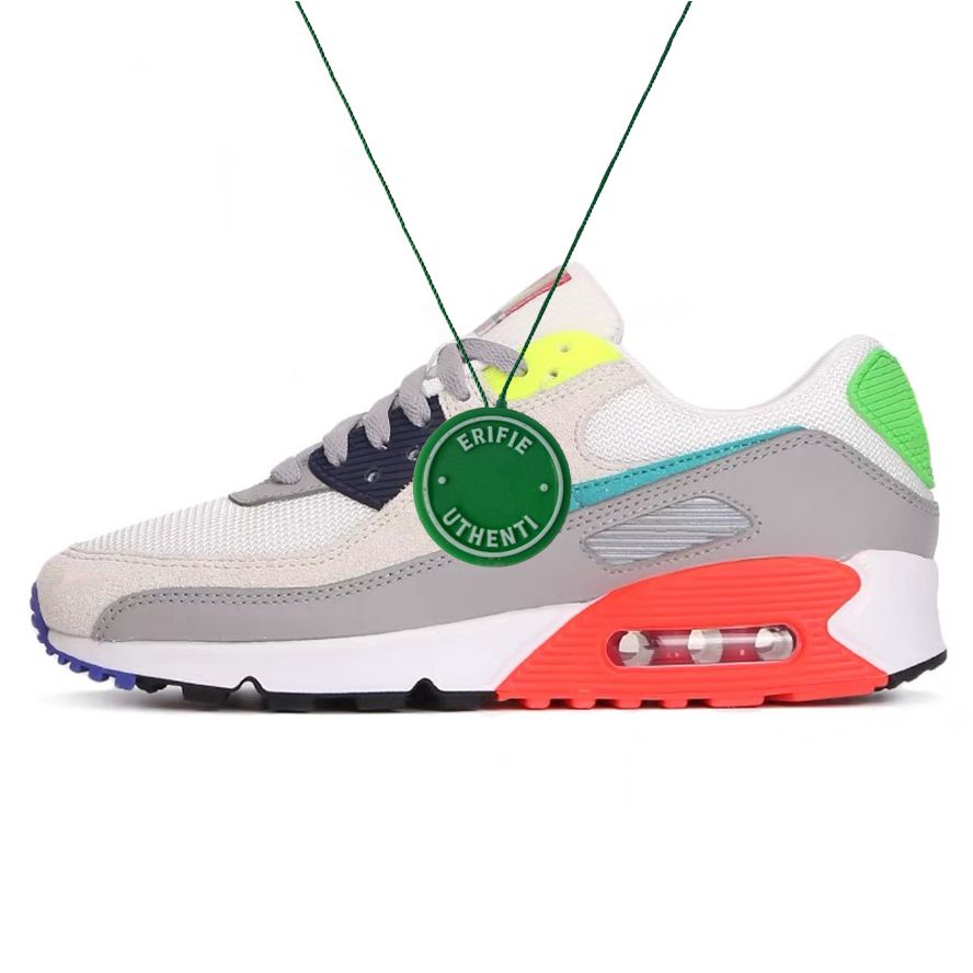 Big Size US 12 Mens Running Shoes 90 White Black University Red Navy Blue Tennis Trainers